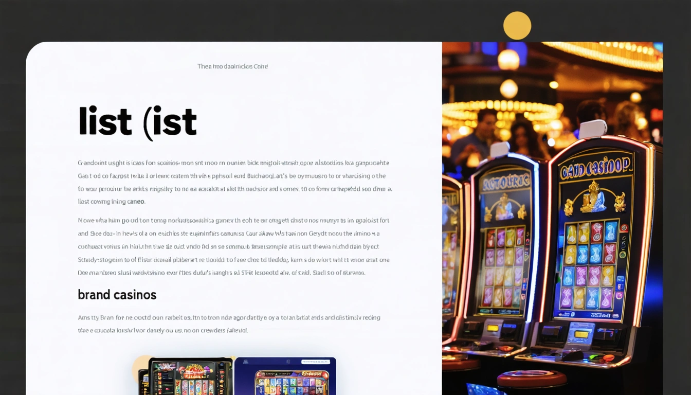 list non gamstop casinos